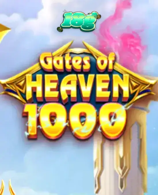 O deus Zeus vigiando os rolos dourados em Gates of Heaven 1000